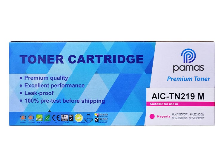 TONER COMPATIBLE PAMAS PARA BROTHER TN-219 – MAGENTA - 1
