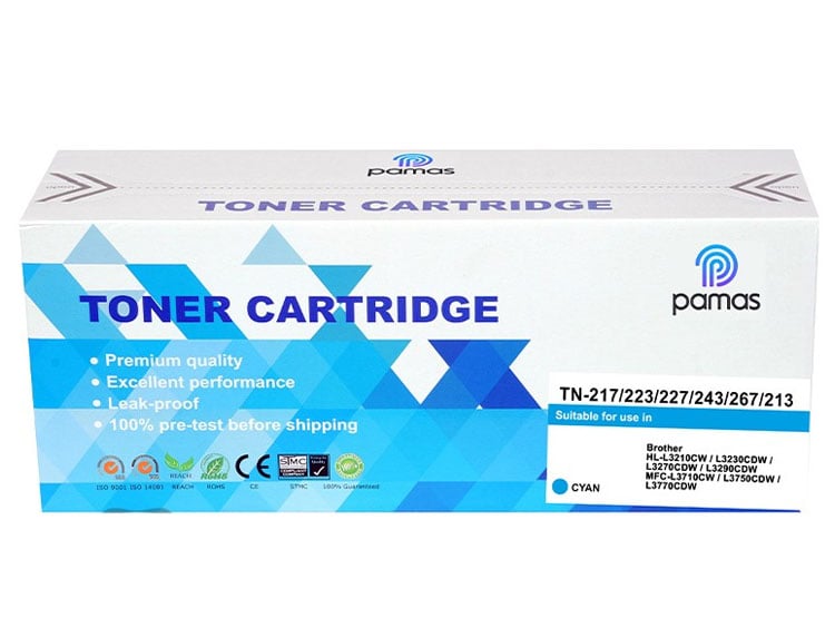 TONER PAMAS COMPATIBLE BROTHER TN-217 CYAN - 1
