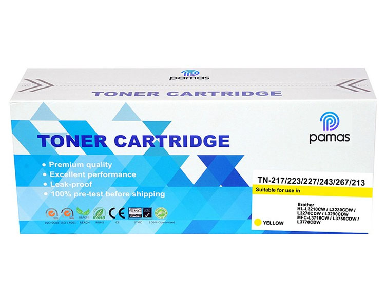 TONER PAMAS COMPATIBLE BROTHER TN-217 YELLOW - 1