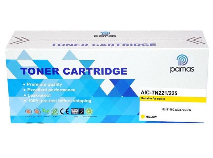 PACK TONER PAMAS COMPATIBLE BROTHER TN-221 NEGRO,CYAN,MAGENTA,YELLOW - 2
