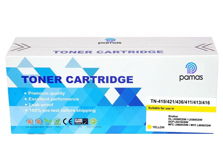 PACK TONER PAMAS COMPATIBLE BROTHER TN-419 NEGRO,CYAN,YELLOW,MAGENTA - 2