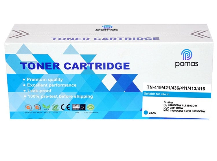 PACK TONER PAMAS COMPATIBLE BROTHER TN-419 NEGRO,CYAN,YELLOW,MAGENTA - 4