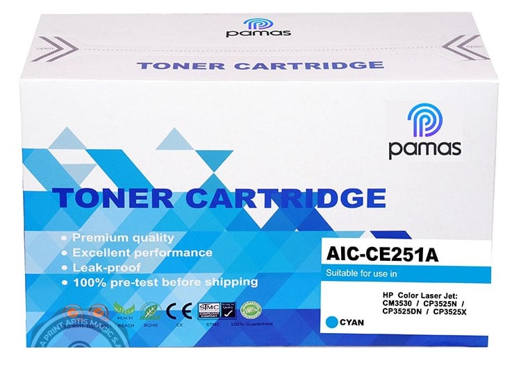TONER PAMAS COMPATIBLE HP504A (CE251A) – CYAN - 1