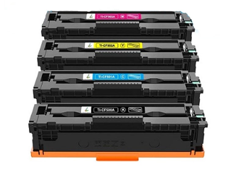 PACK TONER COMPATIBLE 2AJE PRINT 202A NERO, CYAN, MAGENTA, YELLOW - 1