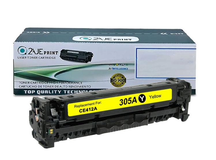 PACK TONER COMPATIBLE 2AJE PRINT 305A NEGRO, CYAN, MAGENTA, YELLOW - 4