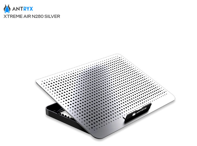 COOLER PARA LAPTOP ANTRYX XTREME AIR N280 USB2.0 SILVER - 3
