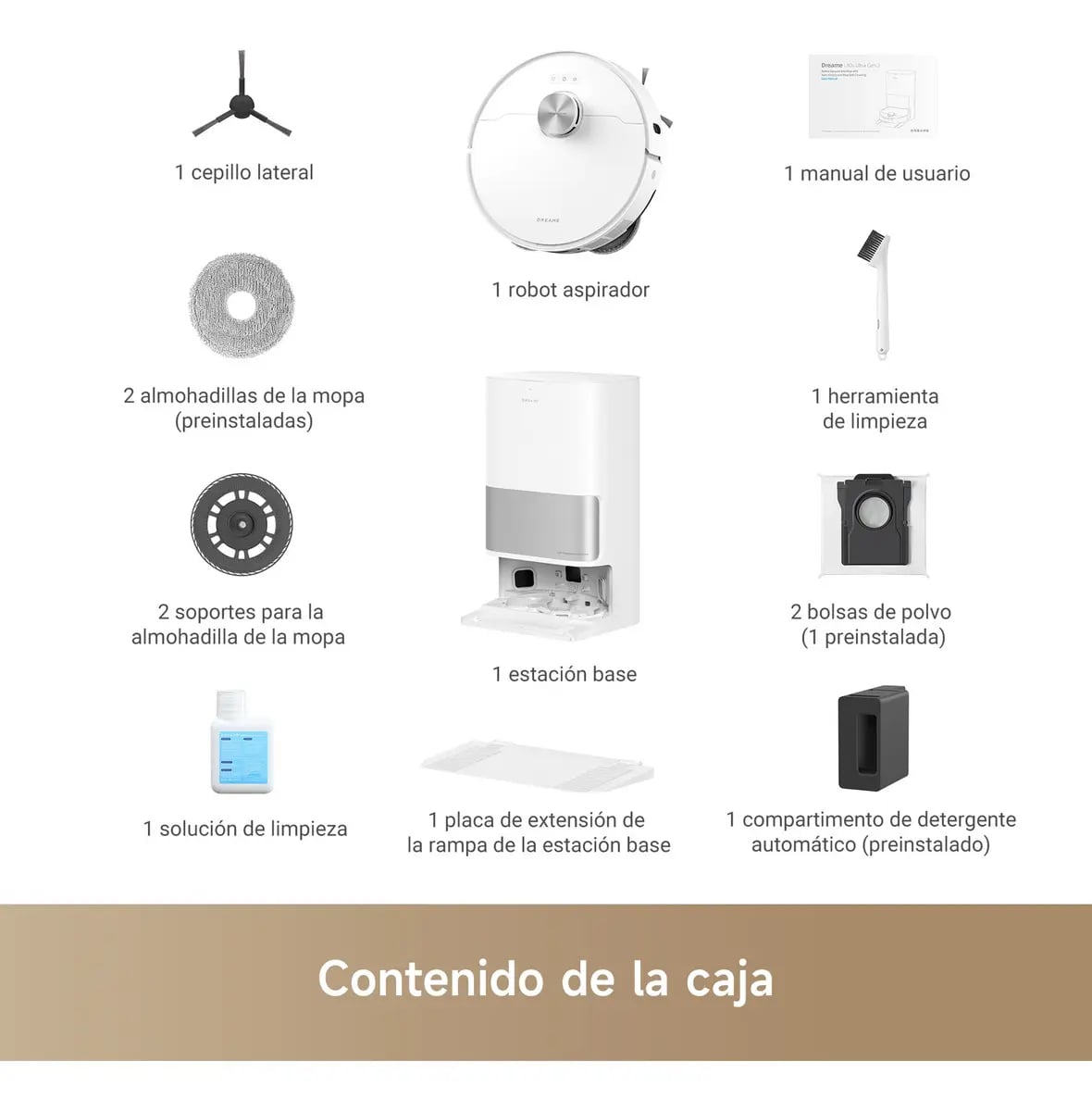 ASPIRADORA ROBOT DREAME L10S ULTRA GEN 2 10000PA TODO EN UNO - 8
