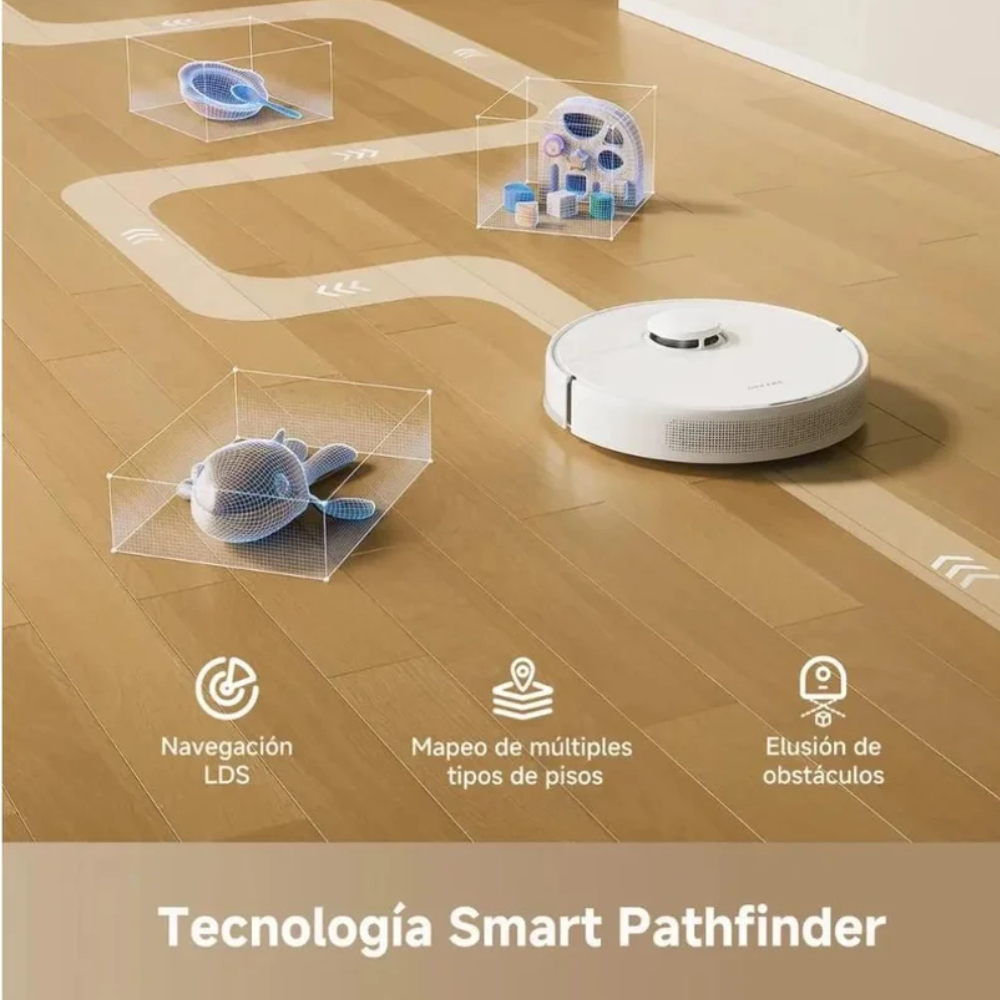 APIRADORA ROBOT Y TRAPEADOR DREAME F10 BLANCO - 4