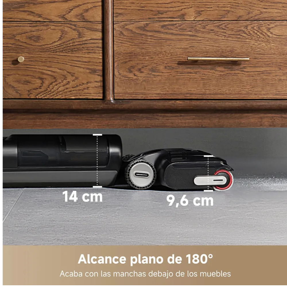 DREAME ASPIRADORA EN SECO Y HÚMEDO H12 PRO FLEXREACH NEGRO. - 3
