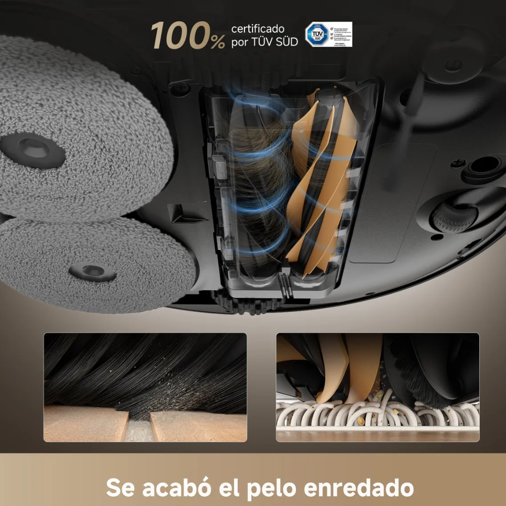 ASPIRADORA ROBOT DREAME VACUUM X50 ULTRA COMPLETE SUCCION 20000PA - NEGRO. - 4