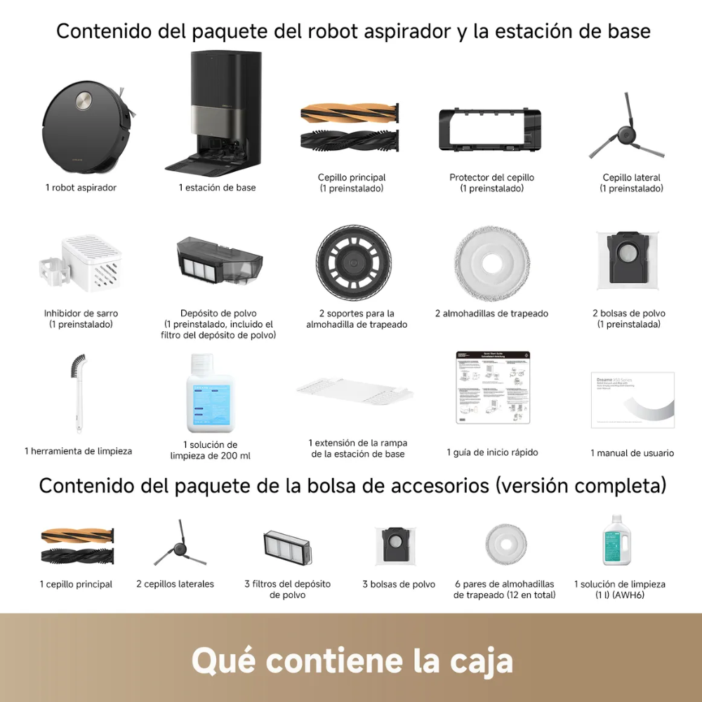 ASPIRADORA ROBOT DREAME VACUUM X50 ULTRA COMPLETE SUCCION 20000PA - NEGRO. - 6