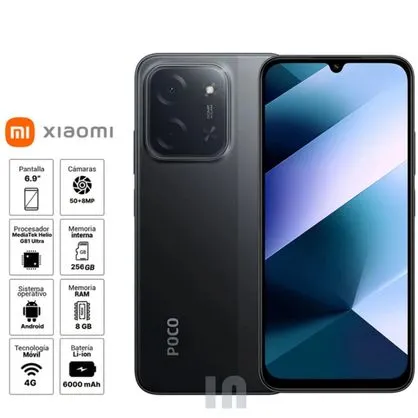 XIAOMI POCO C85 8GB RAM 256GB - NEGRO - 2