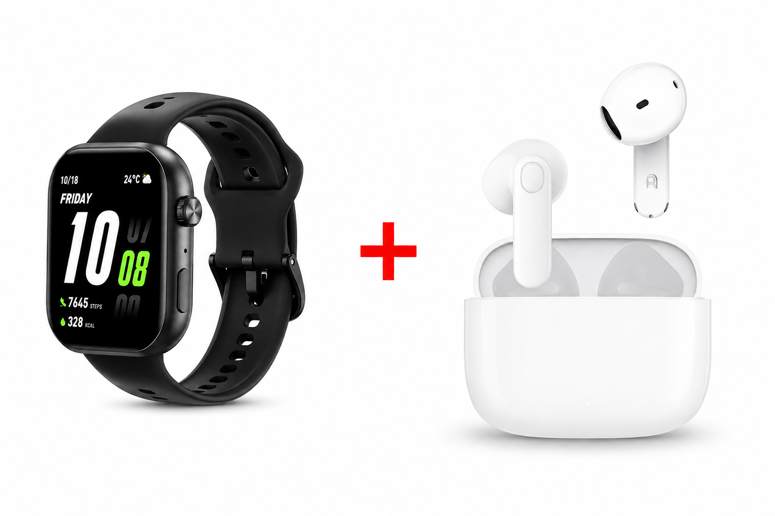 HONOR CHOICE WATCH 2I NEGRO + HONOR EARBUDS X7E ACTIVE - 1