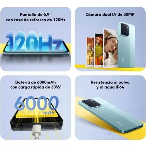 CELULAR XIAOMI POCOPHONE POCO C85 DUAL SIM 128 GB 6 GB - NEGRO - 5