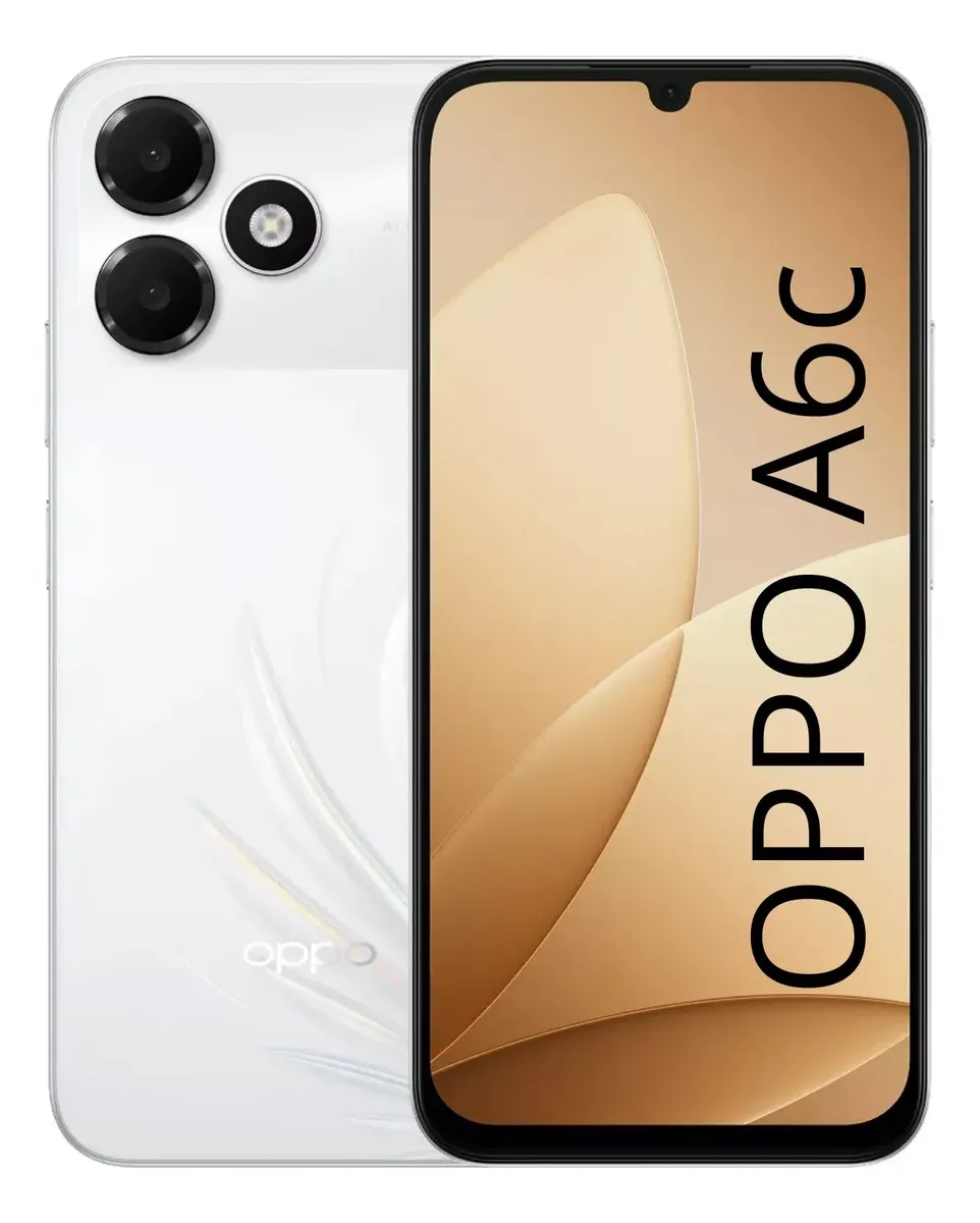 CELULAR OPPO A6C 4GB RAM 128GB COLOR BLANCO 120HZ 6600MAH - 1