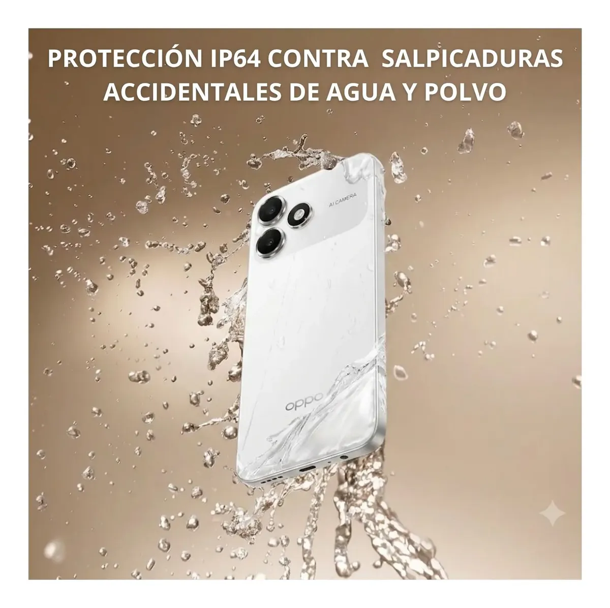 CELULAR OPPO A6C 4GB RAM 128GB COLOR BLANCO 120HZ 6600MAH - 2