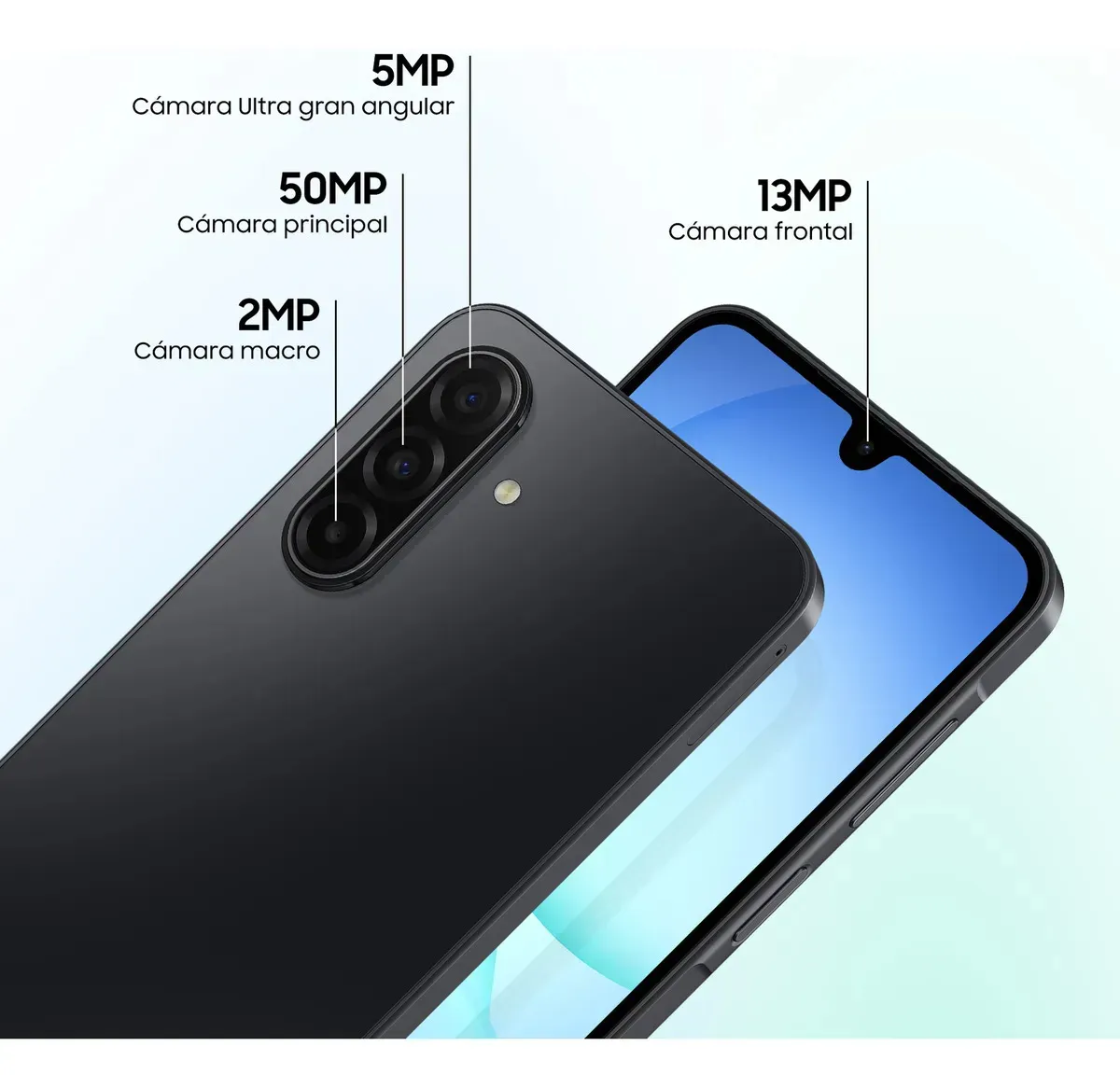 CELULAR SAMSUNG GALAXY A17 8GB + 256GB - NEGRO - 3