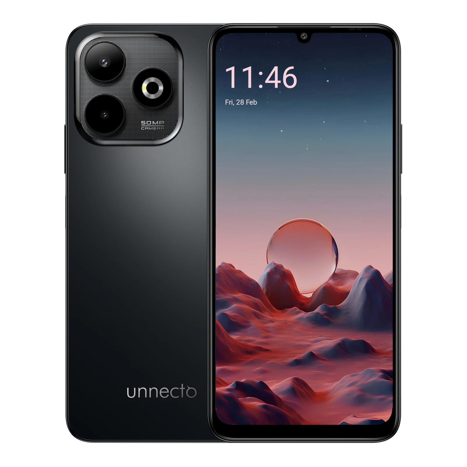 CELULAR UNNECTO BOLT 5G 128GB 4RAM NEGRO - 1