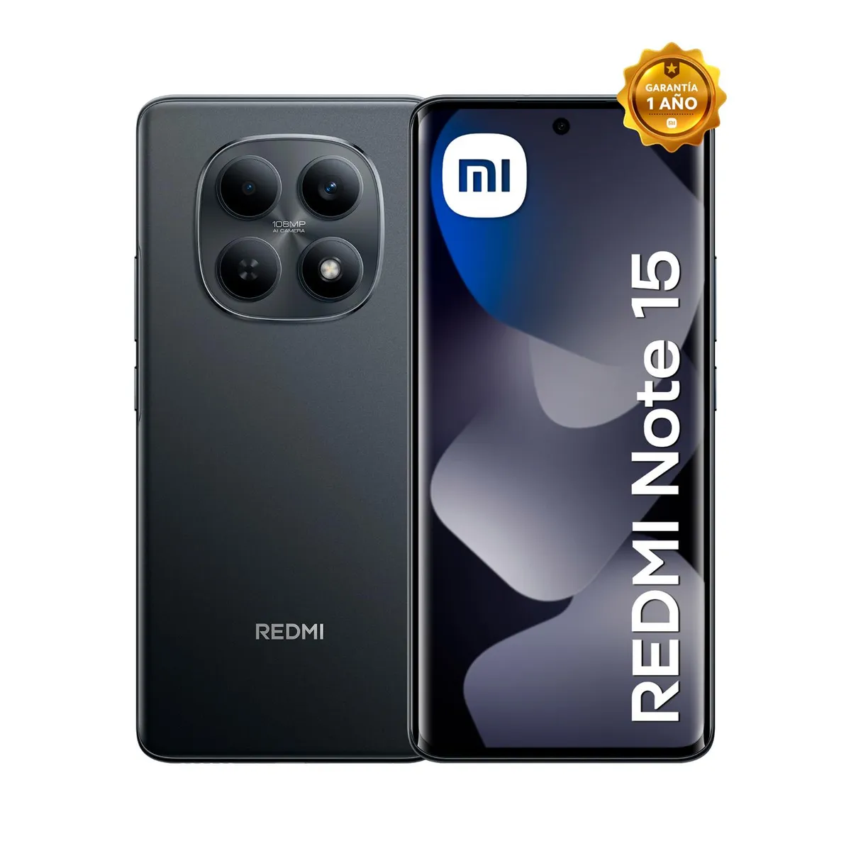 CELULAR XIAOMI REDMI NOTE 15 128GB 6RAM NEGRO - 1