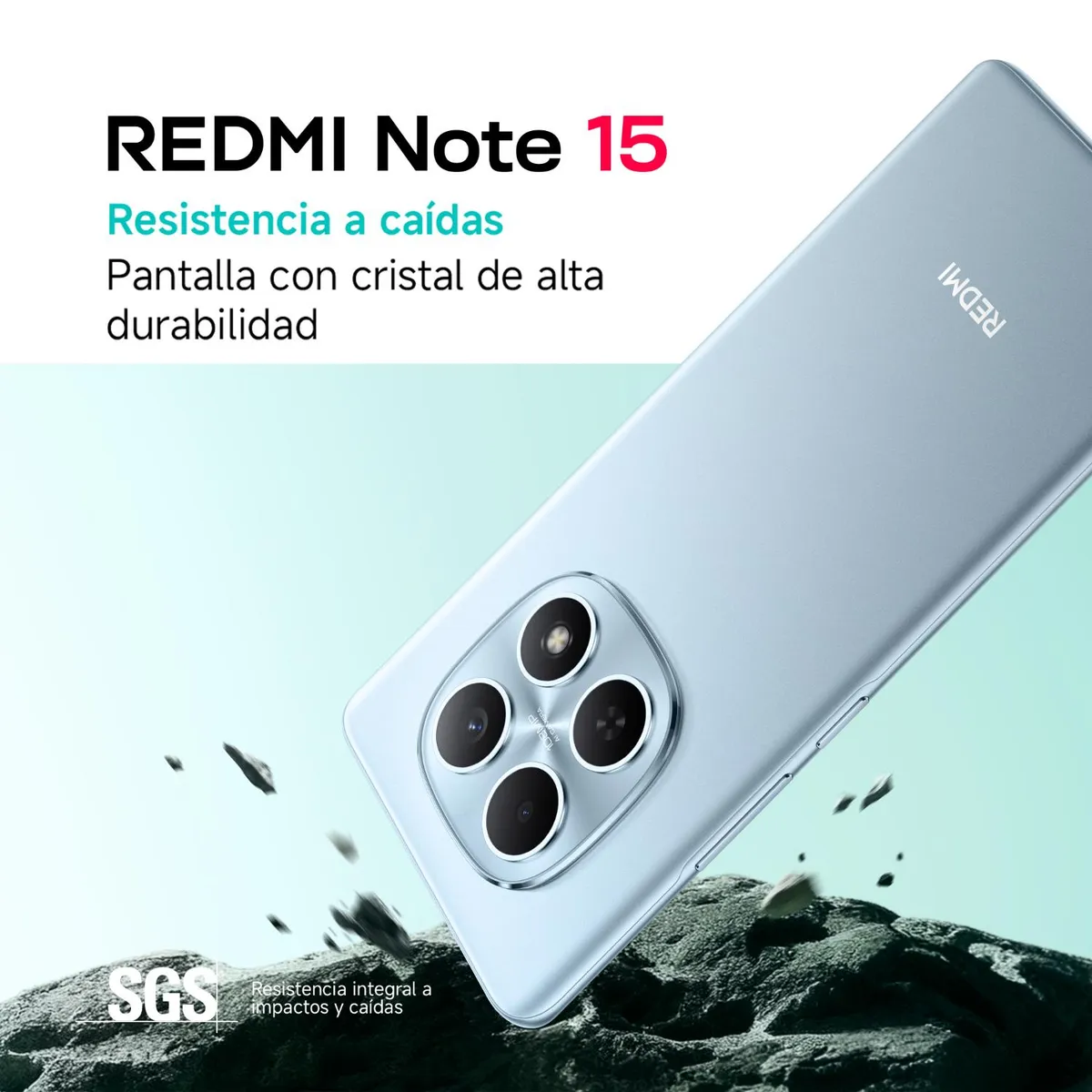 CELULAR XIAOMI REDMI NOTE 15 128GB 6RAM NEGRO - 6