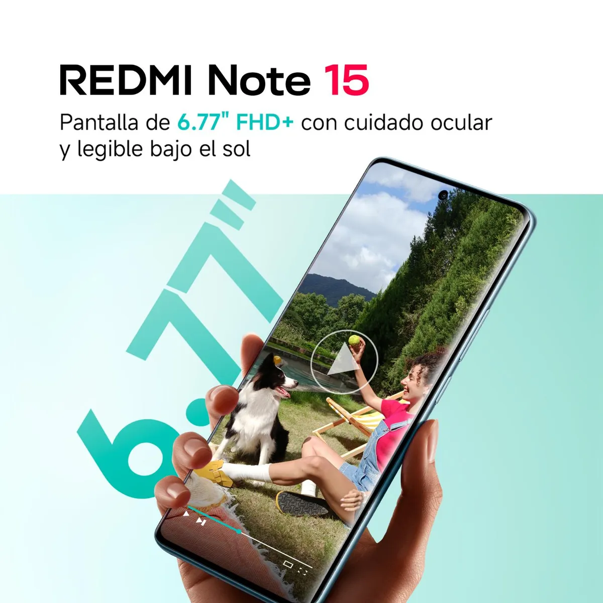 CELULAR XIAOMI REDMI NOTE 15 128GB 6RAM NEGRO - 7