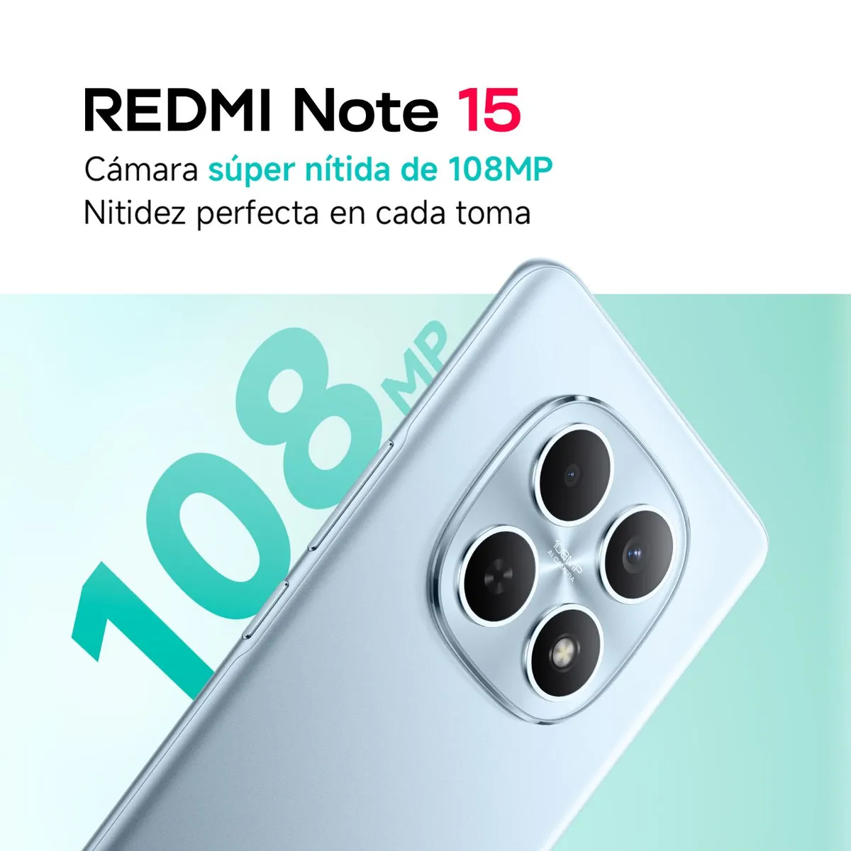 CELULAR XIAOMI REDMI NOTE 15 128GB 6RAM NEGRO - 8