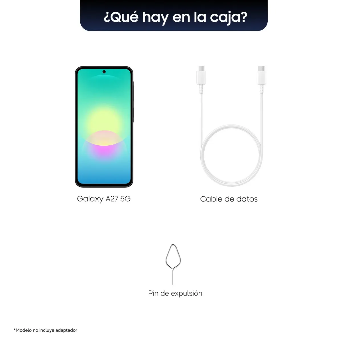 CELULAR SAMSUNG GALAXY A27 5G 256GB 8GB NEGRO - 7