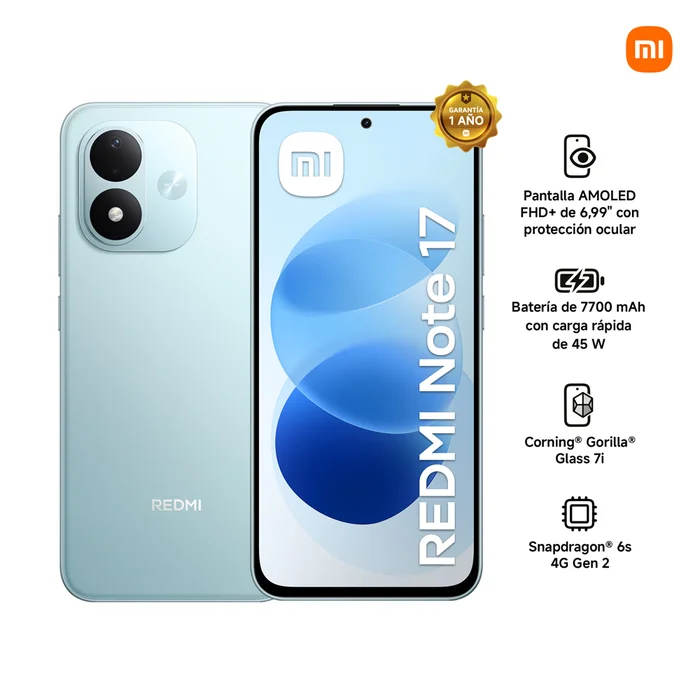 CELULAR REDMI NOTE 17 6GB+256GB AZUL - 4
