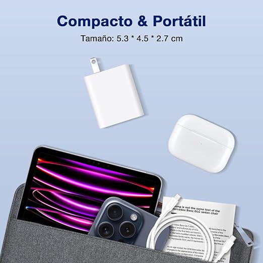 CARGADOR 1 HORA CARGA RÁPIDA PD 30W + CABLE TIPO C - 4
