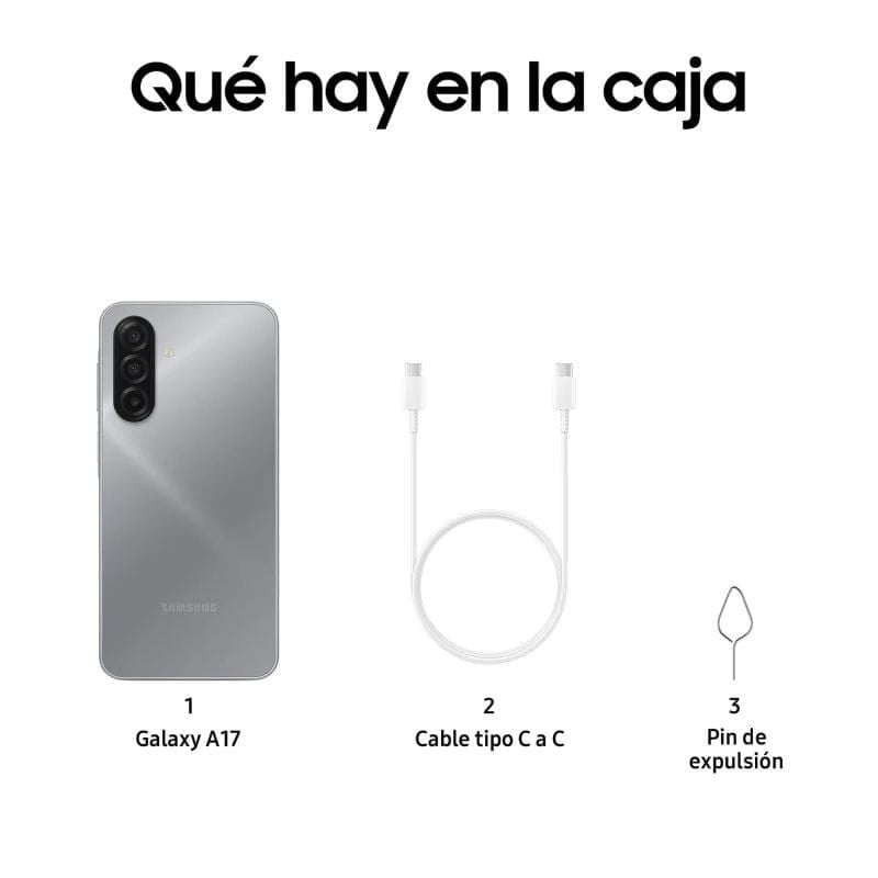 CELULAR SAMSUNG GALAXY A17 128GB 4GB - NEGRO - 5