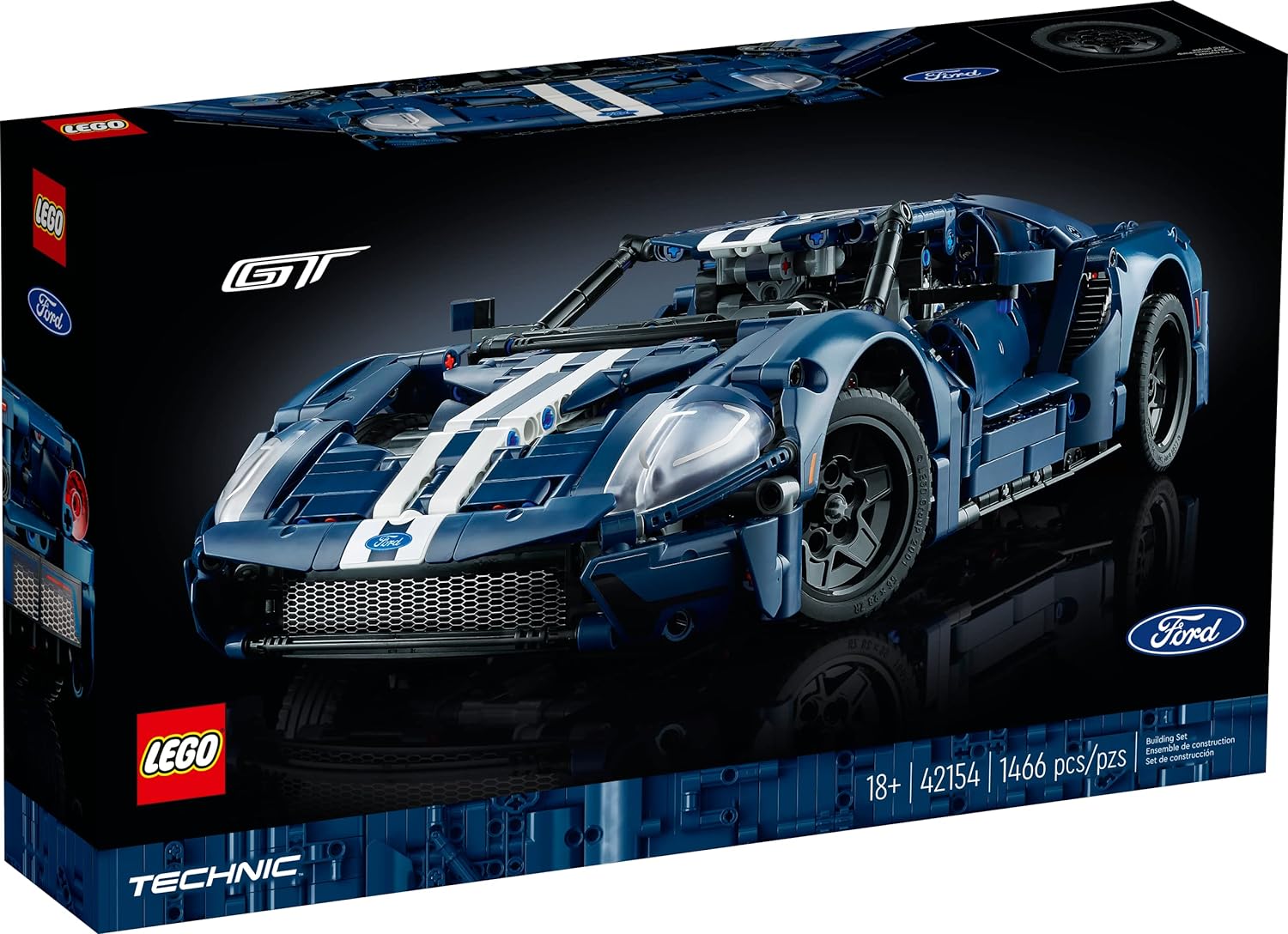 LEGO TECHNIC 42154 FORD GT 2022 (1466 PIEZAS) - 2