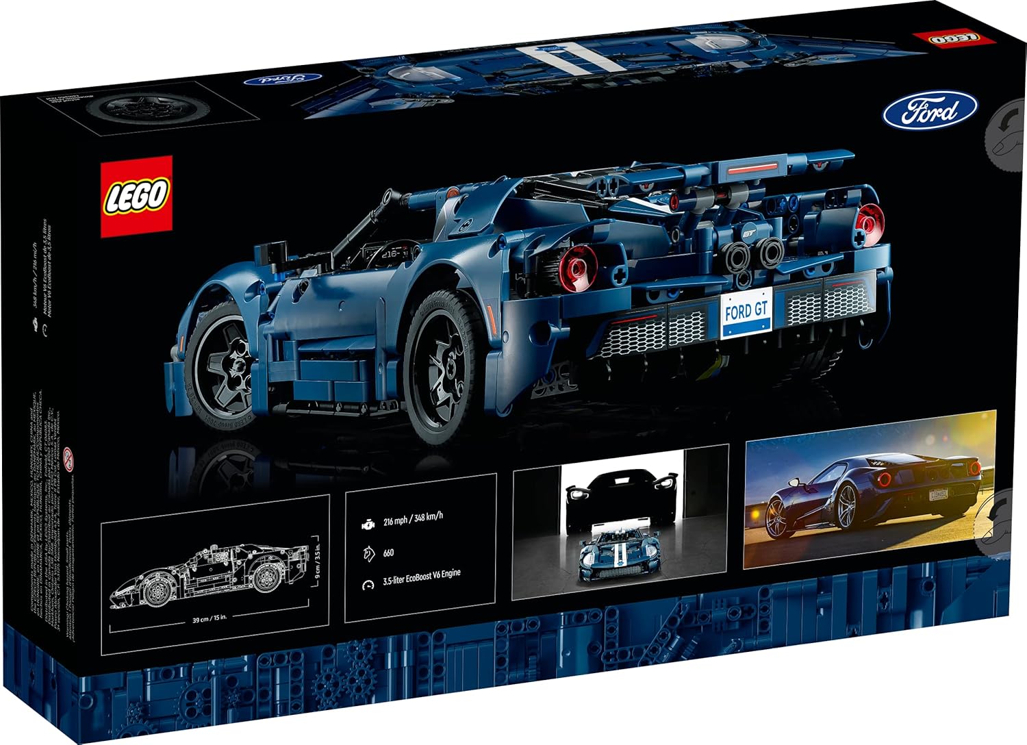 LEGO TECHNIC 42154 FORD GT 2022 (1466 PIEZAS) - 6