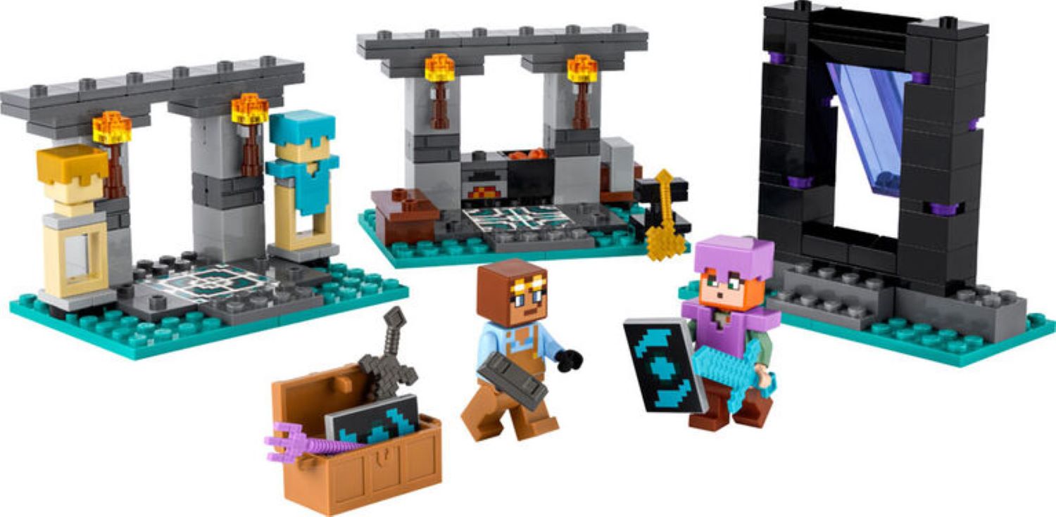 LEGO MINECRAFT 21252 LA ARMERÍA (203 PIEZAS) - 4