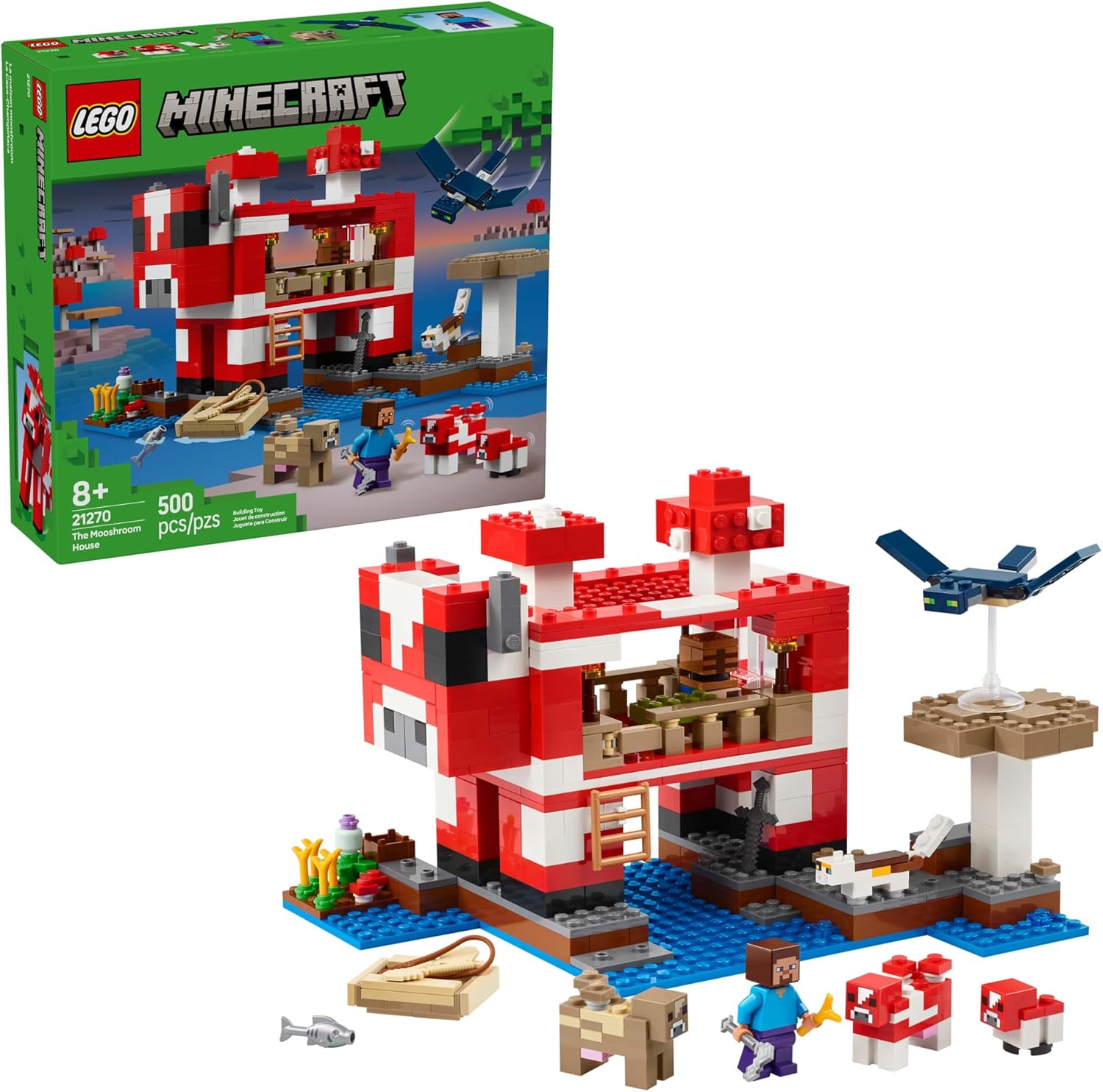 LEGO MINECRAFT 21270 LA CASA CHAMPIÑON (500 PIEZAS) - 1