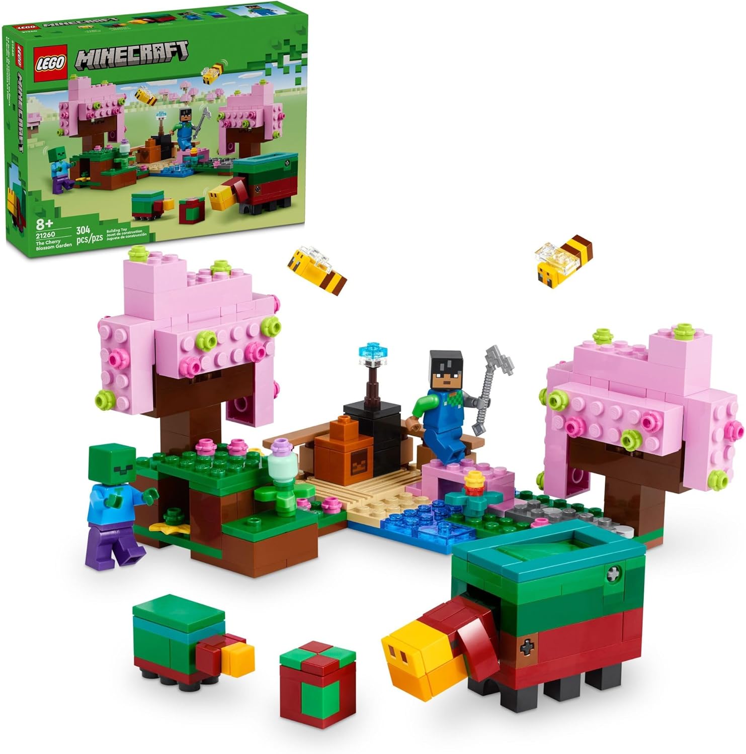 LEGO MINECRAFT 21260 EL JARDÍN DE CEREZOS EN FLOR - 1