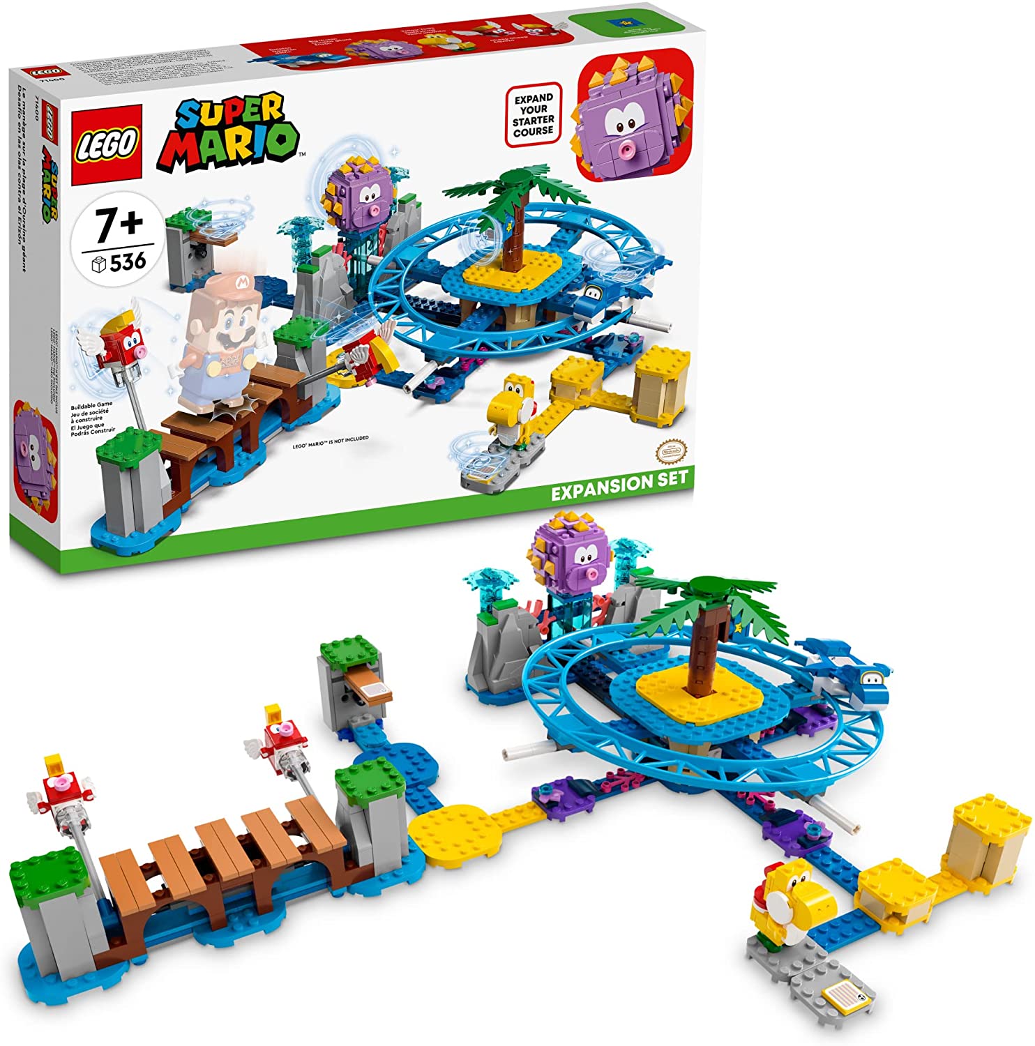 LEGO SUPER MARIO 71400 - DESAFIO EN LAS OLAS CONTRA EL GRAN ERINCHON - 1