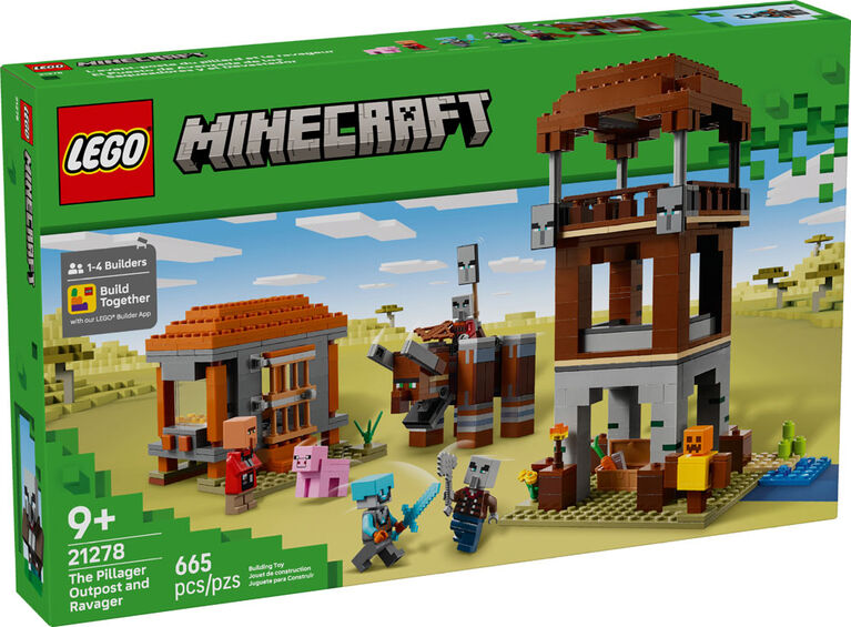 LEGO MINECRAFT 21278 EL PUESTO DE AVANZADA DE LOS SAQUEADORES (665 PIEZAS) - 2