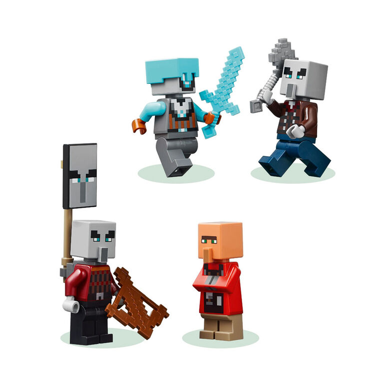 LEGO MINECRAFT 21278 EL PUESTO DE AVANZADA DE LOS SAQUEADORES (665 PIEZAS) - 4