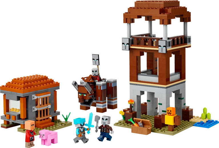 LEGO MINECRAFT 21278 EL PUESTO DE AVANZADA DE LOS SAQUEADORES (665 PIEZAS) - 5