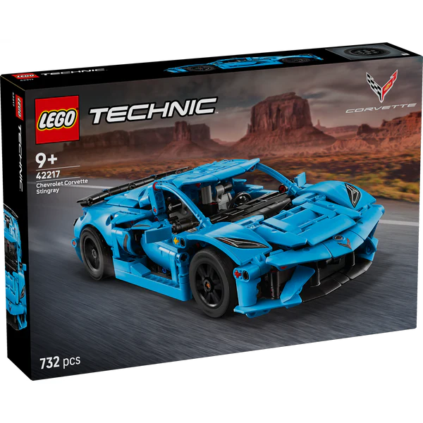 LEGO TECHNIC 42217 CHEVROLET CORVETTE STINGRAY AZUL (732 PIEZAS) - 2