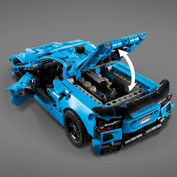 LEGO TECHNIC 42217 CHEVROLET CORVETTE STINGRAY AZUL (732 PIEZAS) - 4