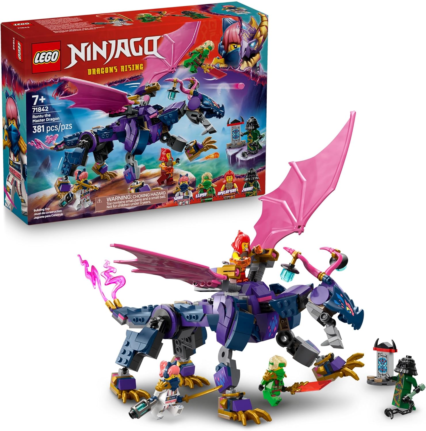 LEGO NINJAGO 71842 RONTU EL DRAGÓN MAESTRO  (381 PIEZAS) - 1