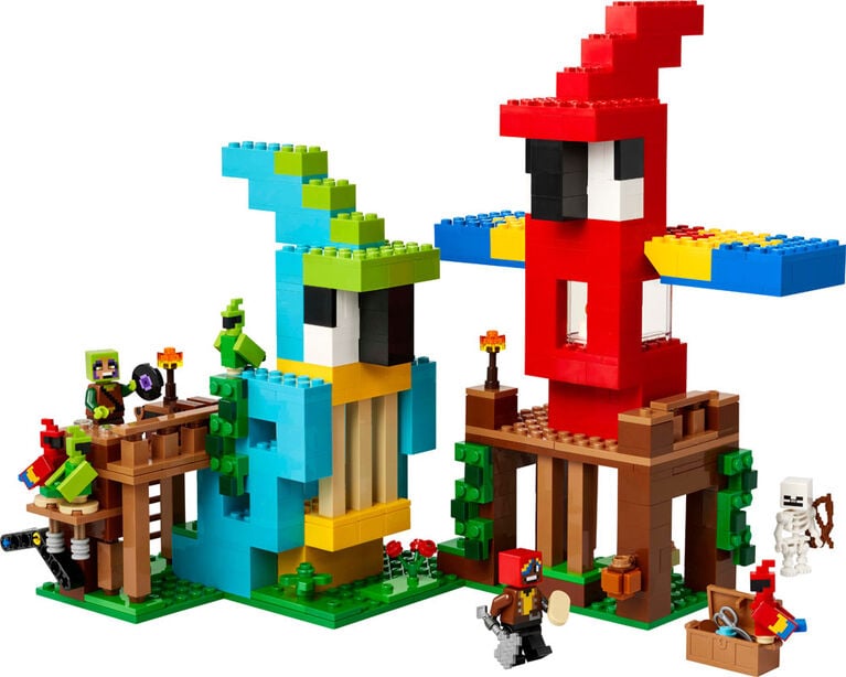 LEGO MINECRAFT 21282 LAS CASA DE LOS LOROS (535 PIEZAS) - 5