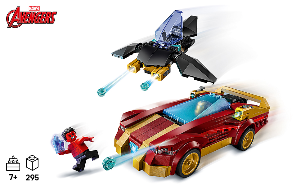 LEGO MARVEL 76310 IRON MAN CAR Y BLACK PANTHER VS. RED HULK - 3