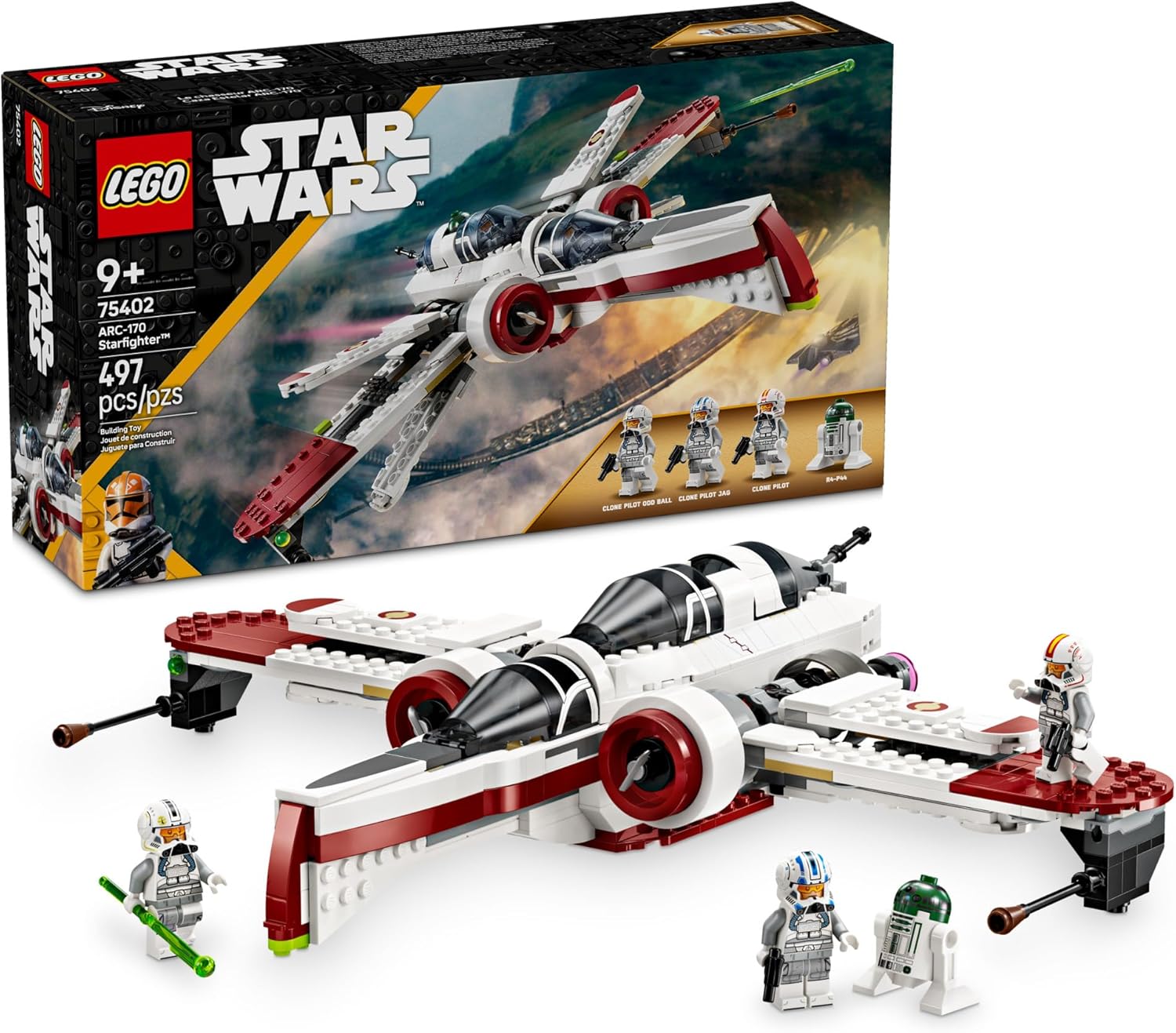 LEGO STAR WARS 75402 REVENGE OF THE SITH CAZA ESTELAR ARC-170 - 1