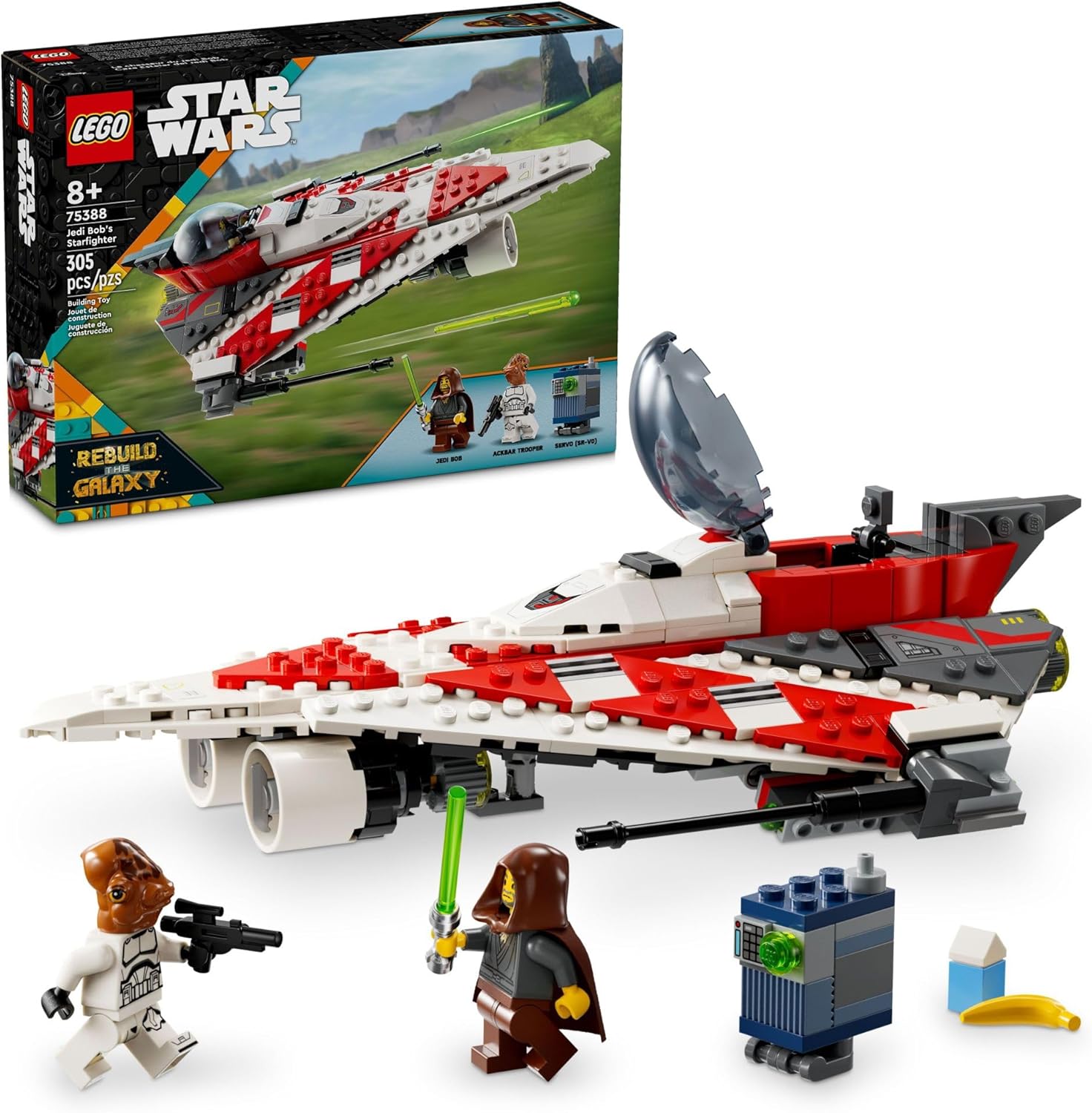 LEGO STAR WARS 75388 JEDI BOB'S STARFIGHTER - 1