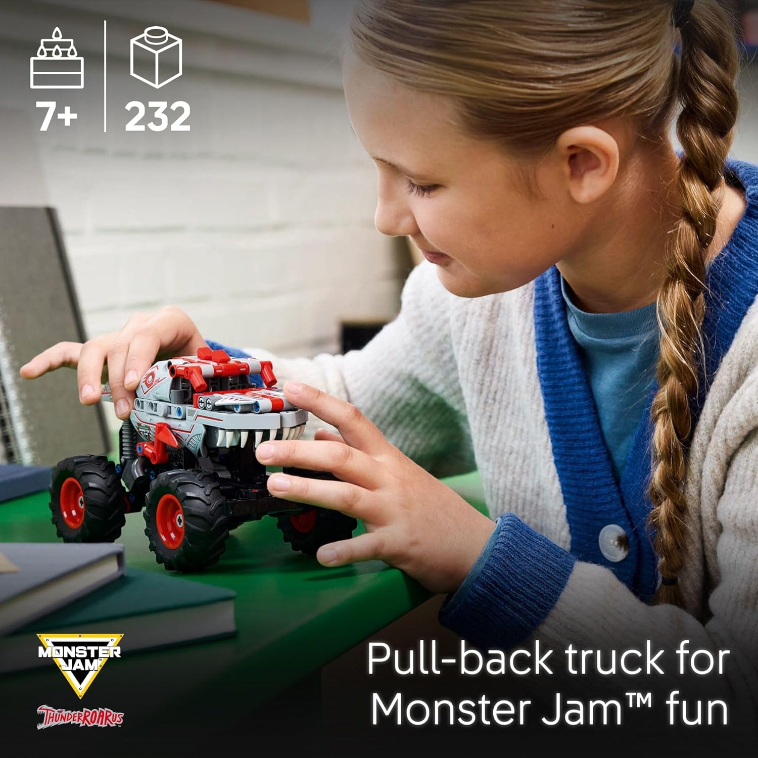 LEGO TECHNIC  42200 MONSTER JAM THUNDERROARUS CON MOTOR DE CARGA - 3