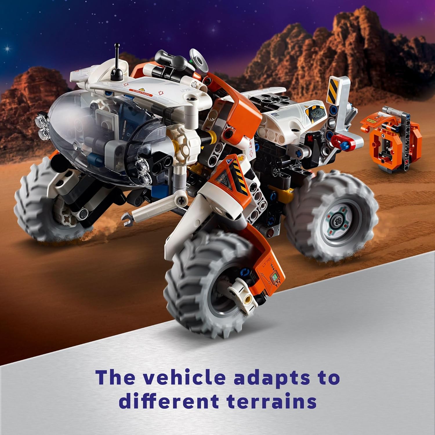 LEGO TECHNIC 42178 CARGADORA ESPACIAL DE SUPERFICIE LT78 (435 PIEZAS) - 4