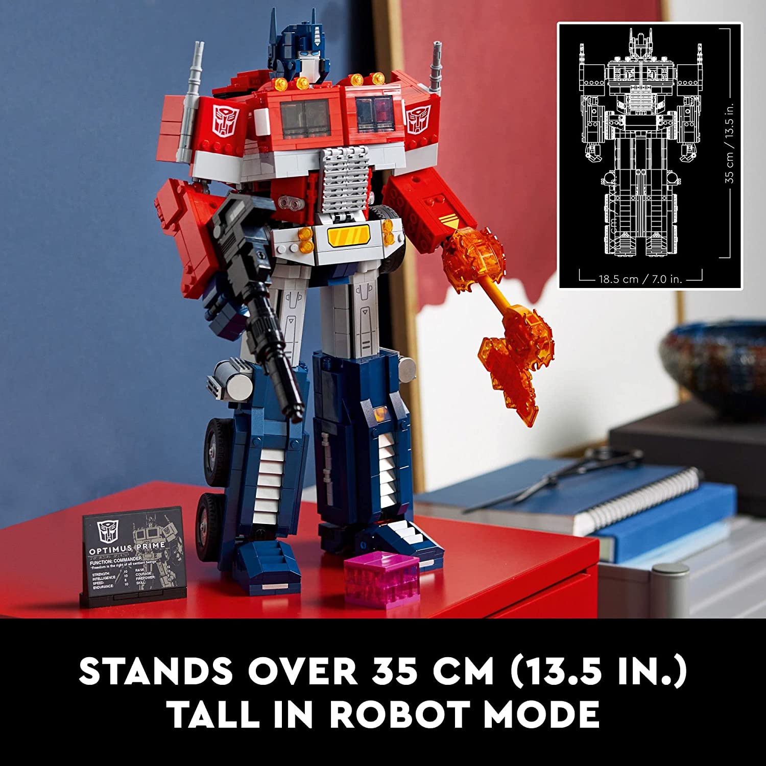 LEGO TRANSFORMERS 10302 OPTIMUS PRIME  (1508 PIECES) - 3