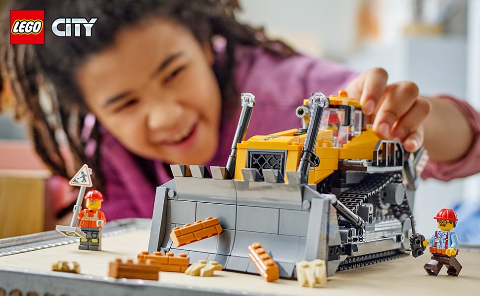 LEGO CITY 60466 BULLDOZER AMARILLO (682 PIEZAS) - 5